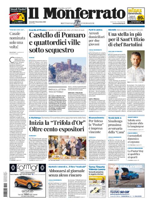 Il Monferrato - Edizione 84 del 11/11/2022